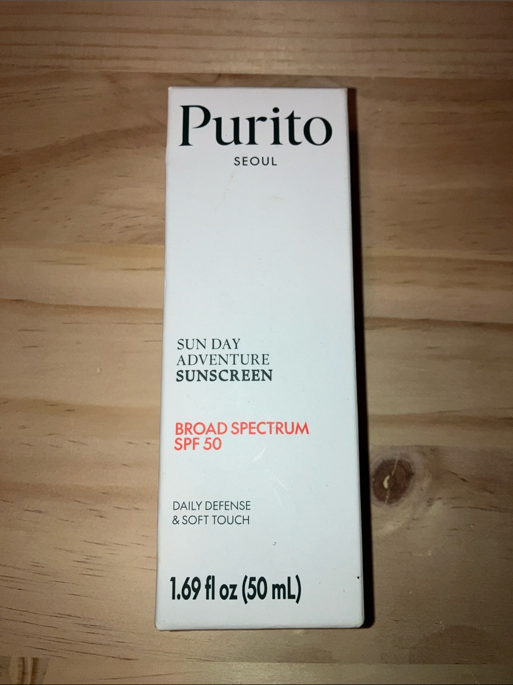 PURITO SEOUL Sun Day Adventure Sunscreen SPF 50 — White NEW